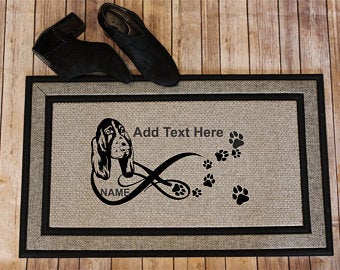 Basset Hound Custom Doormat - 18