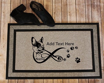 Boston Terrier Custom Doormat - 18
