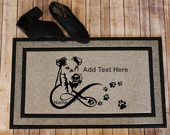 English Terrier Custom Doormat - 18
