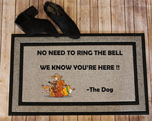 Load image into Gallery viewer, No Need To Ring The Bell - 18&quot;x30&quot;, Personalized doormat
